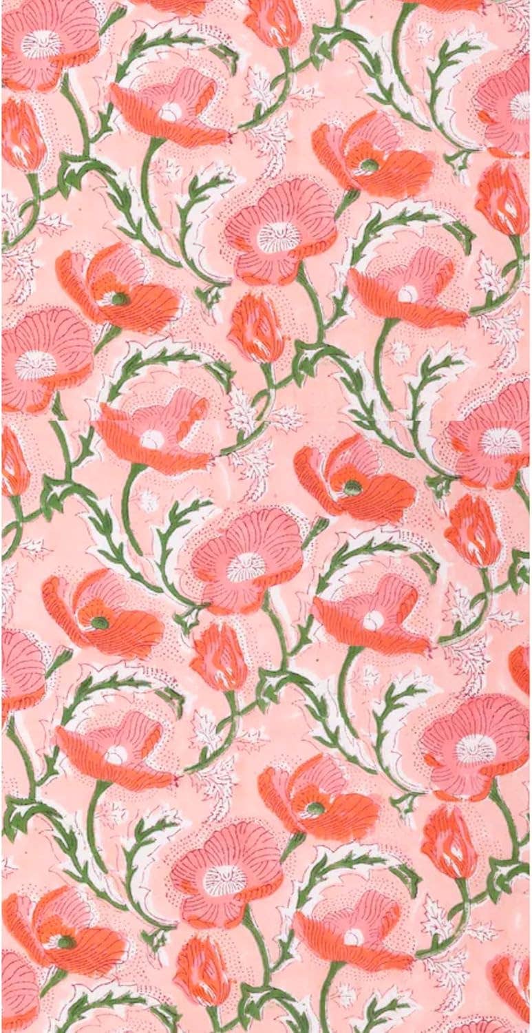 Pink Poppy Paper Guest Napkins