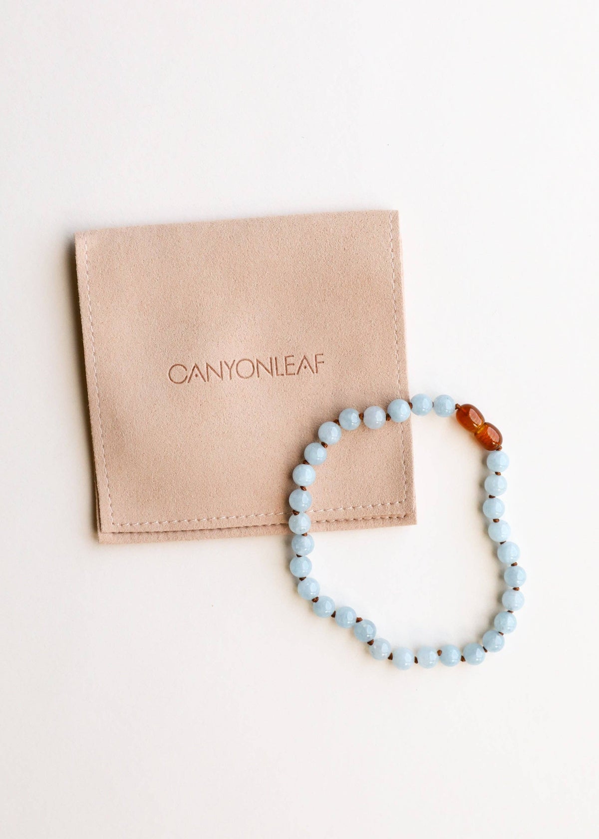 Pure Gemstone + Aquamarine|| Anklet or Bracelet: 5" Baby Bracelet