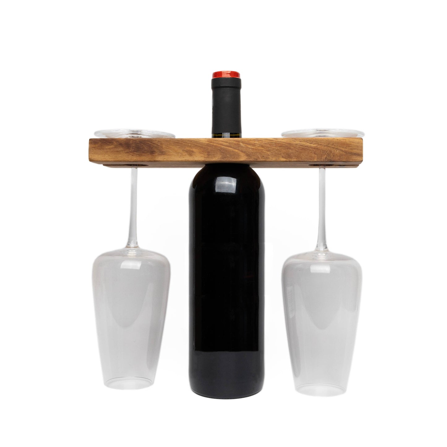 Wood + Wine Glass Holder