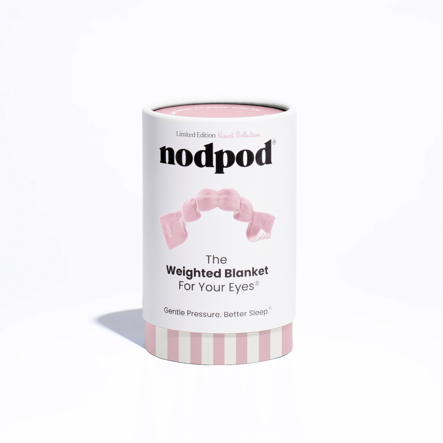 Pink Cabana Weighted Sleep Mask