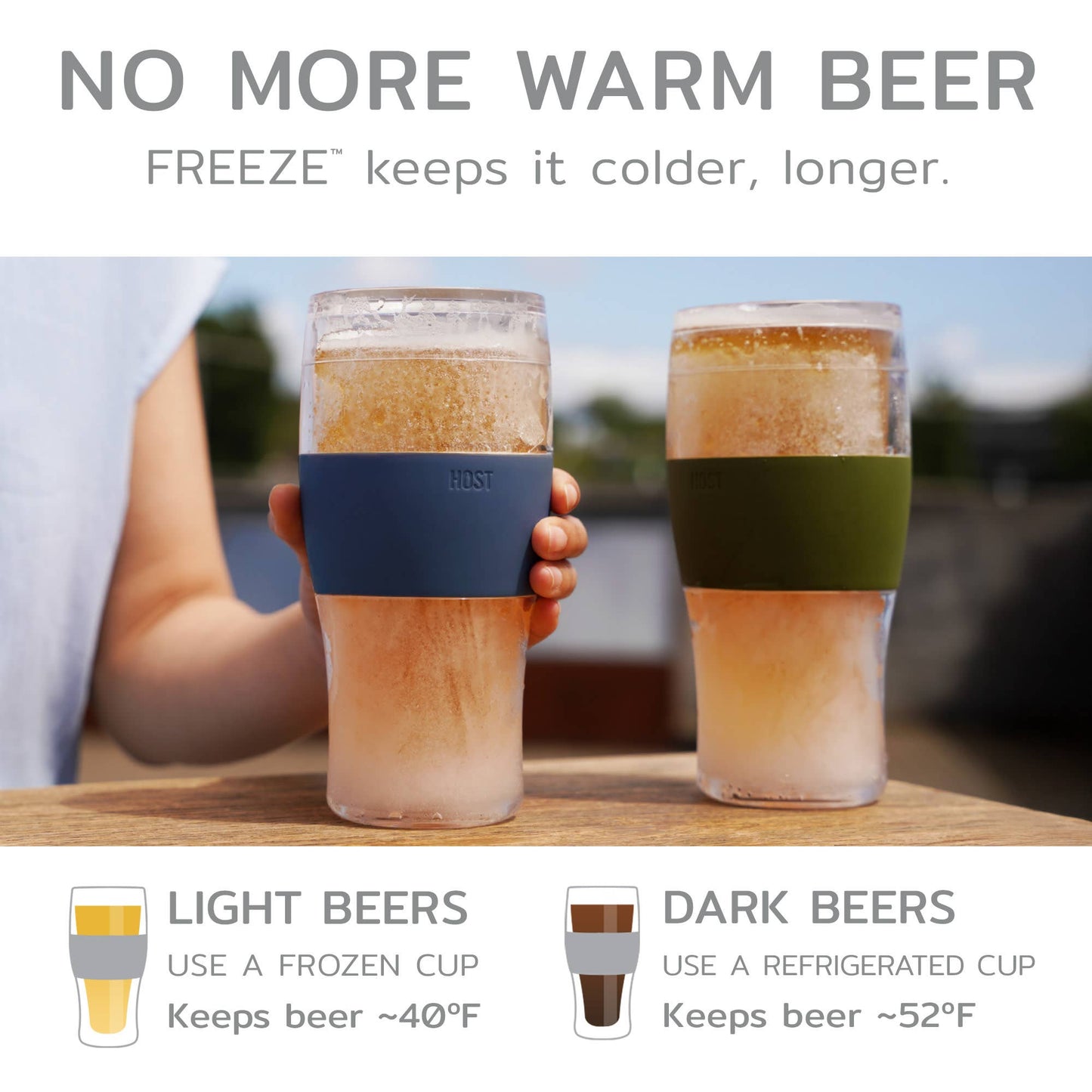 HOST Beer Cups - Set of 2