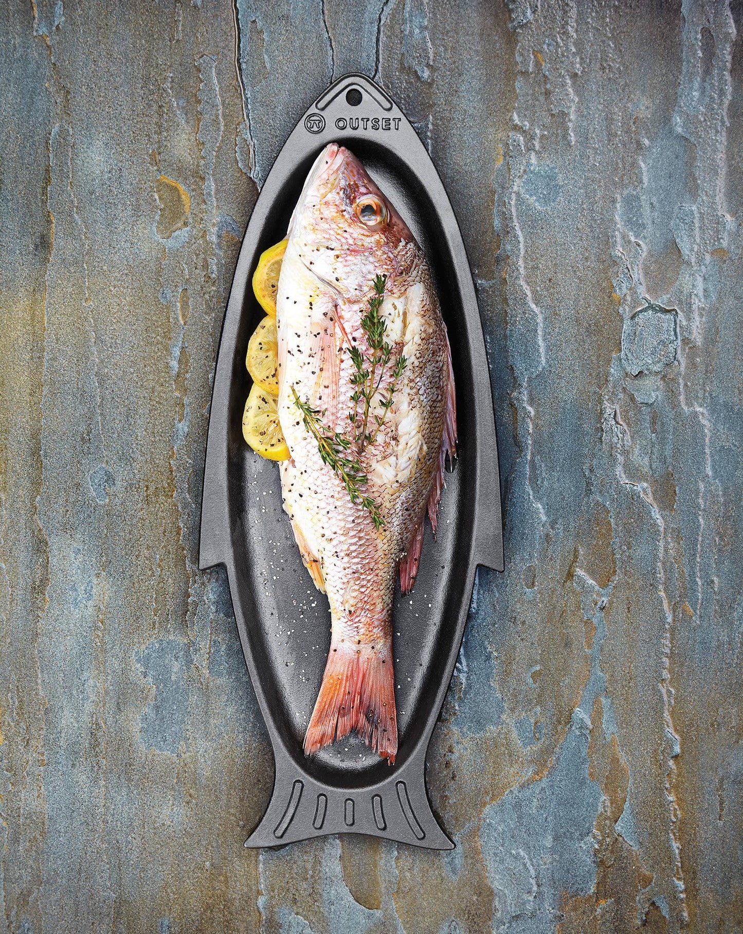 Cast Iron Fish Griling Pan