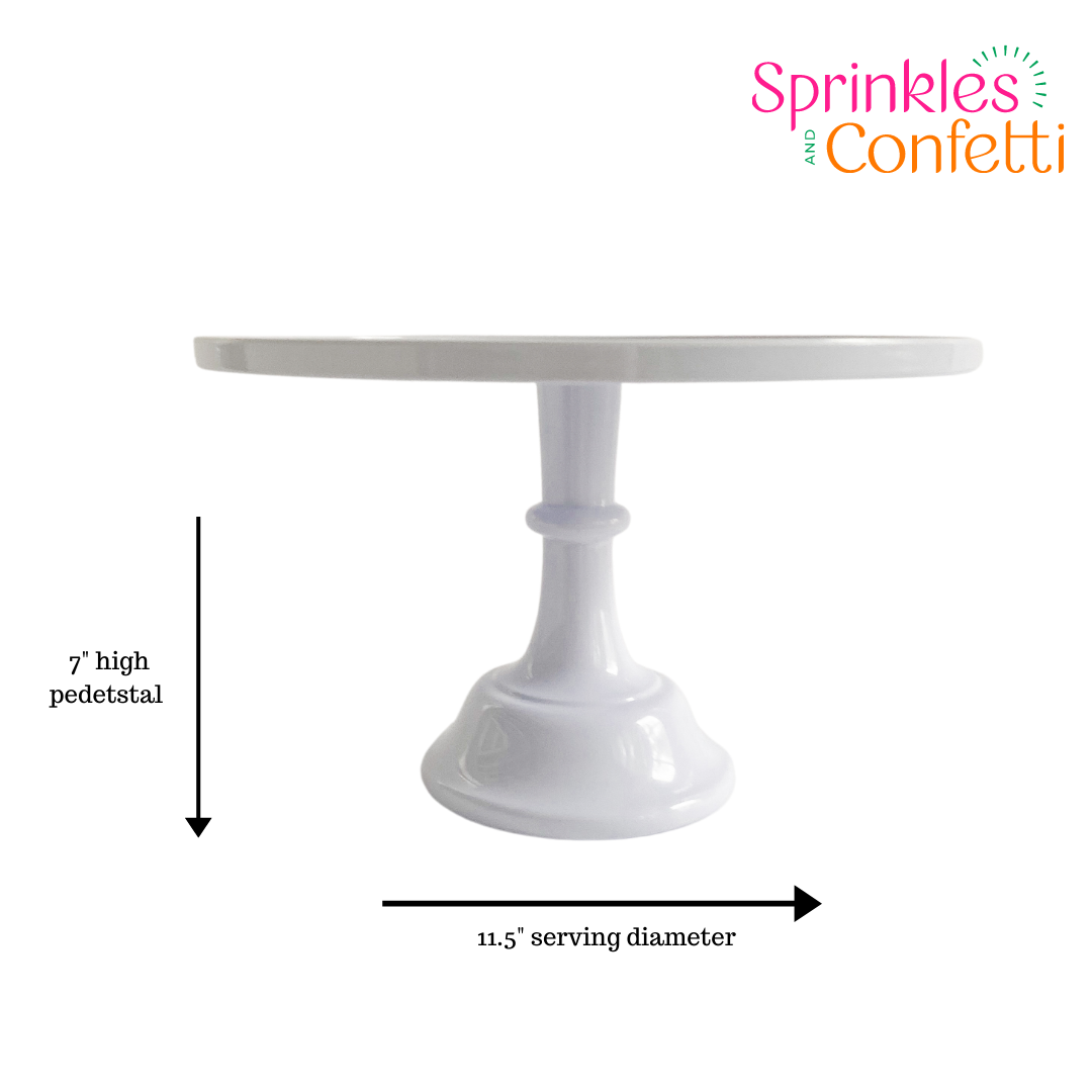 White Melamine Cake Stand