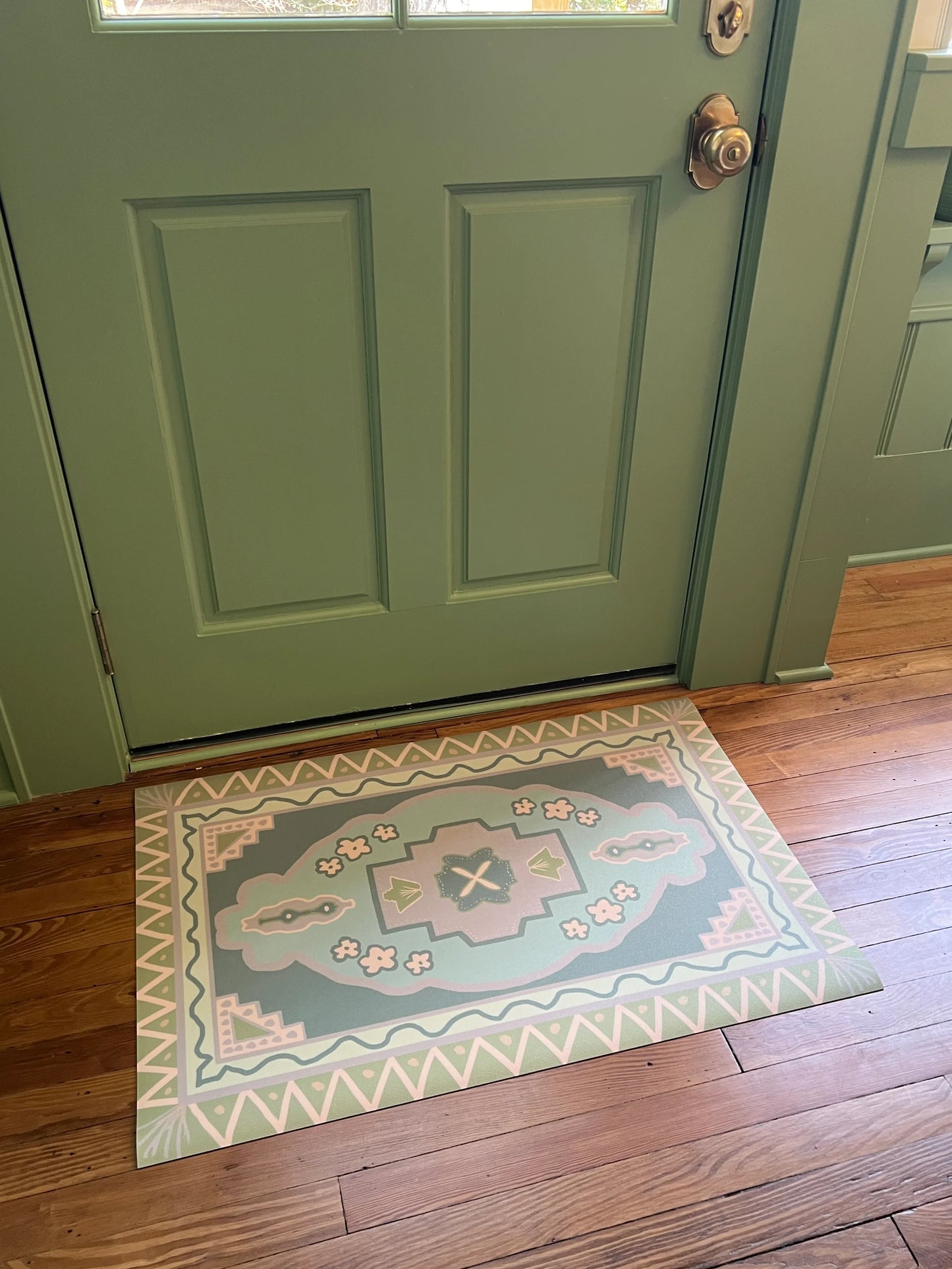 Hunter Oushak Vinyl Floor Mat - 24"x36"
