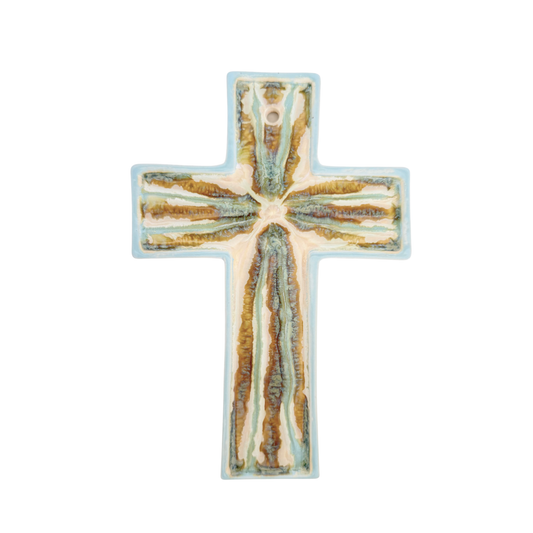 Teal Cross - Large