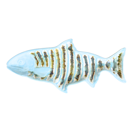 Teal Fish Plate